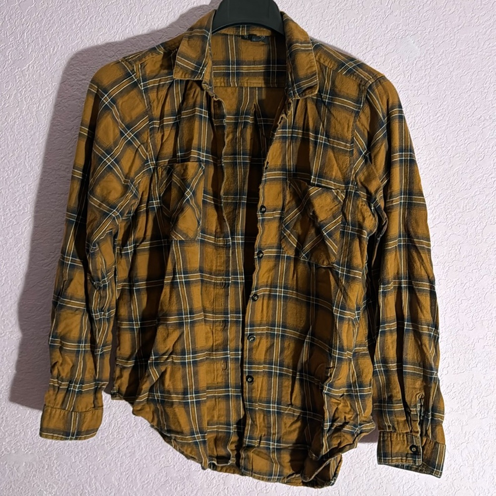 Dark Mustard Flannel